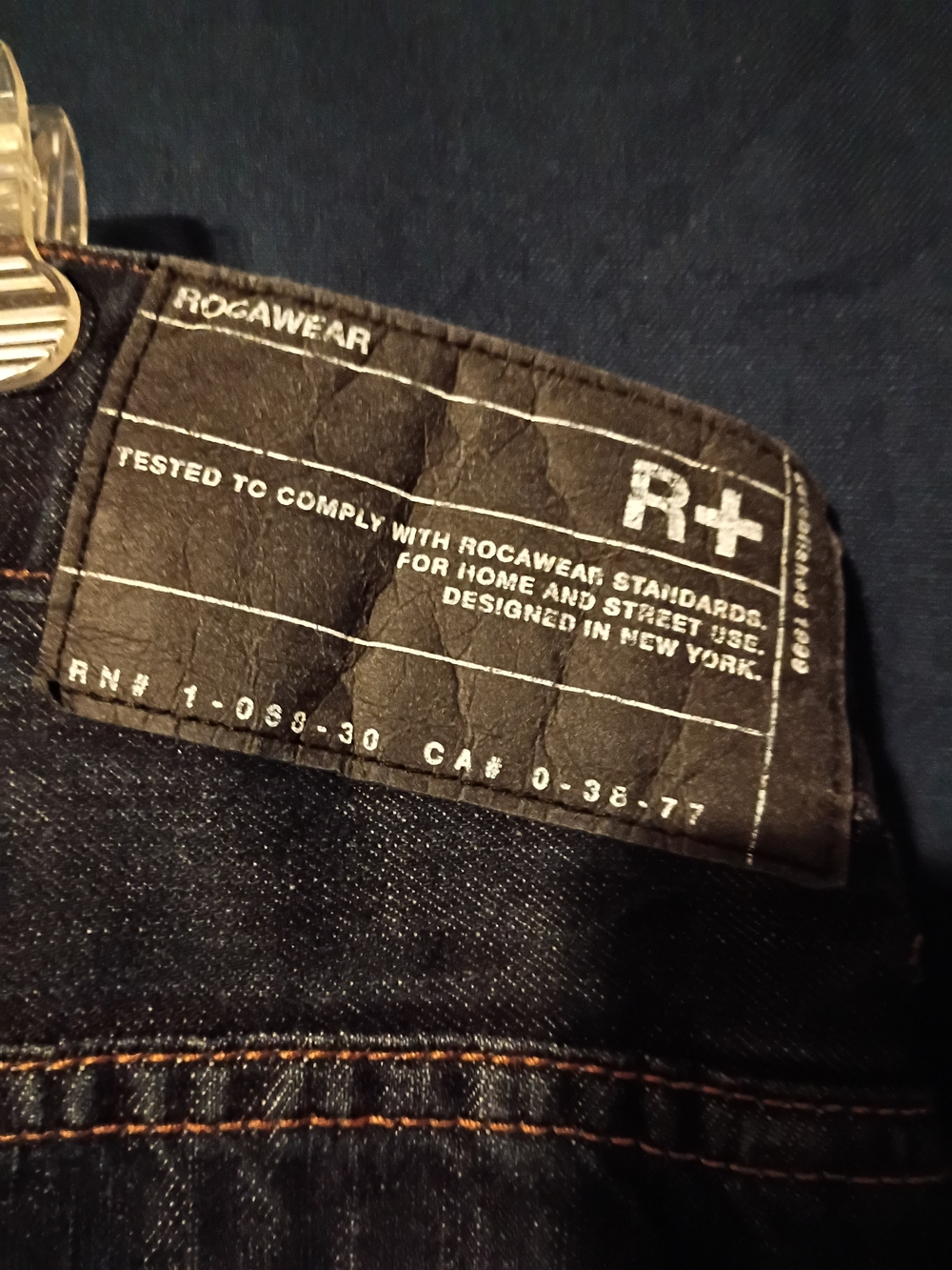 Rocawear Men's Dark Blue Denim Jeans
